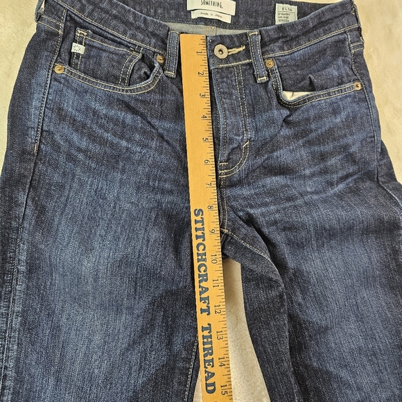 Something Elsa Jeans Women’s 28 Mid RiseStraight Leg Stretch Denim Japan SKY03 - Picture 7 of 14